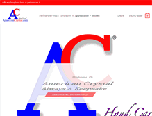 Tablet Screenshot of americancrystal.com